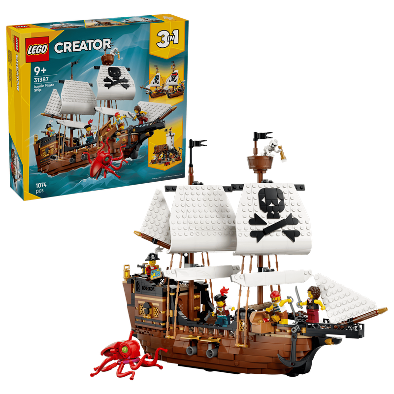 LEGO Creator 3-in-1 31387 - Iconic Pirate Ship