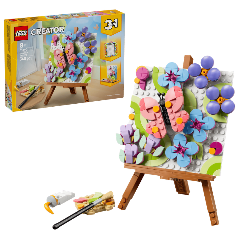 LEGO Creator 3-in-1 31390 - Floral Art Decor Painting