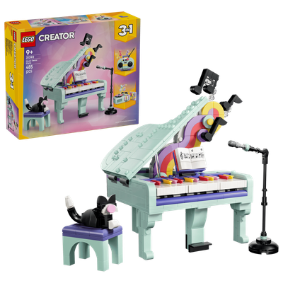 LEGO Creator 3-in-1 31392 - Music Decor Piano with Cat LEGO Creator 3-in-1 31392 - Music Decor Piano with Cat