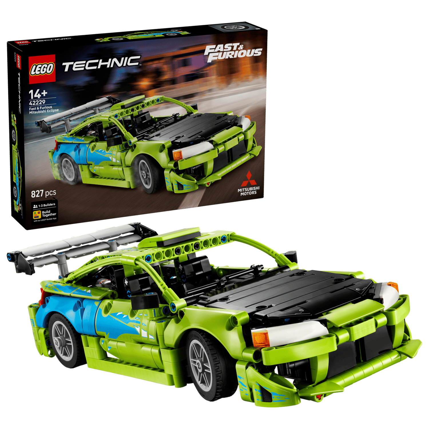 LEGO Technic 42229 -Fast and Furious Mitsubishi Eclipse car