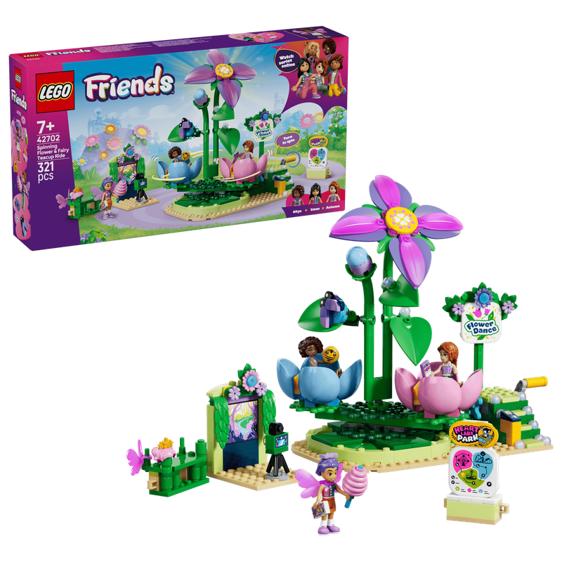 LEGO Friends 42702 - Spinning Flower and Fairy Teacup Ride