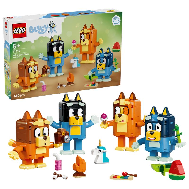 LEGO Bluey 11217 - Brick-Built Bluey Family LEGO Bluey 11217 - Brick-Built Bluey Family
