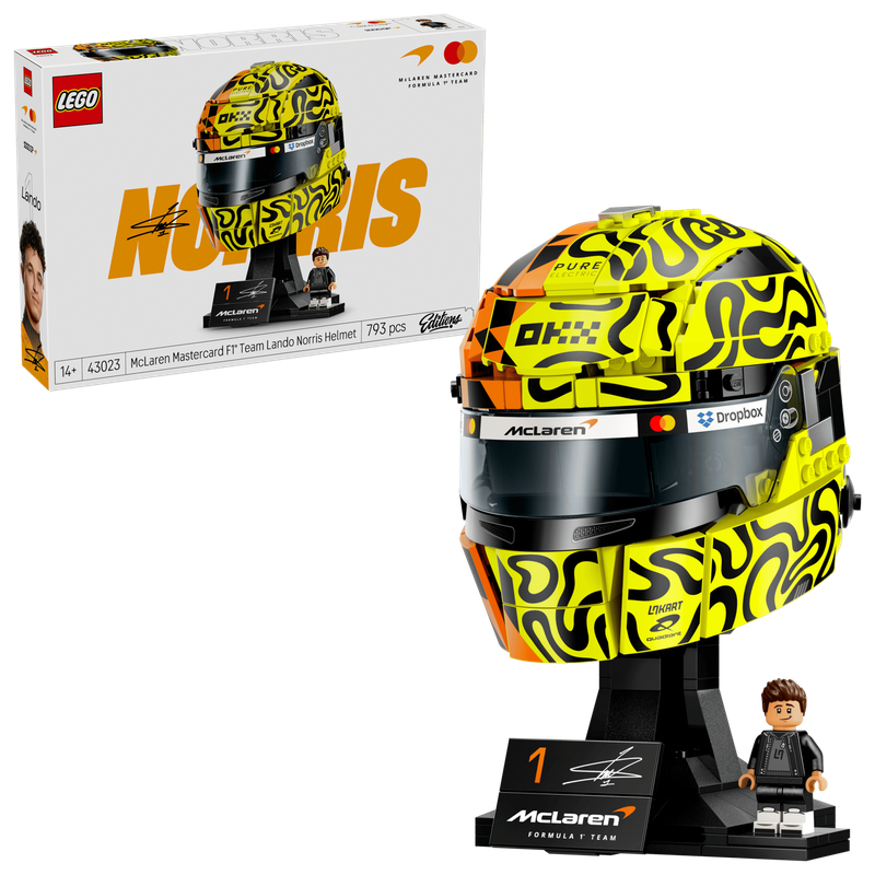LEGO Editions 43023 - McLaren Mastercard F1 Team Lando Norris Helmet LEGO Editions 43023 - McLaren Mastercard F1 Team Lando Norris Helmet