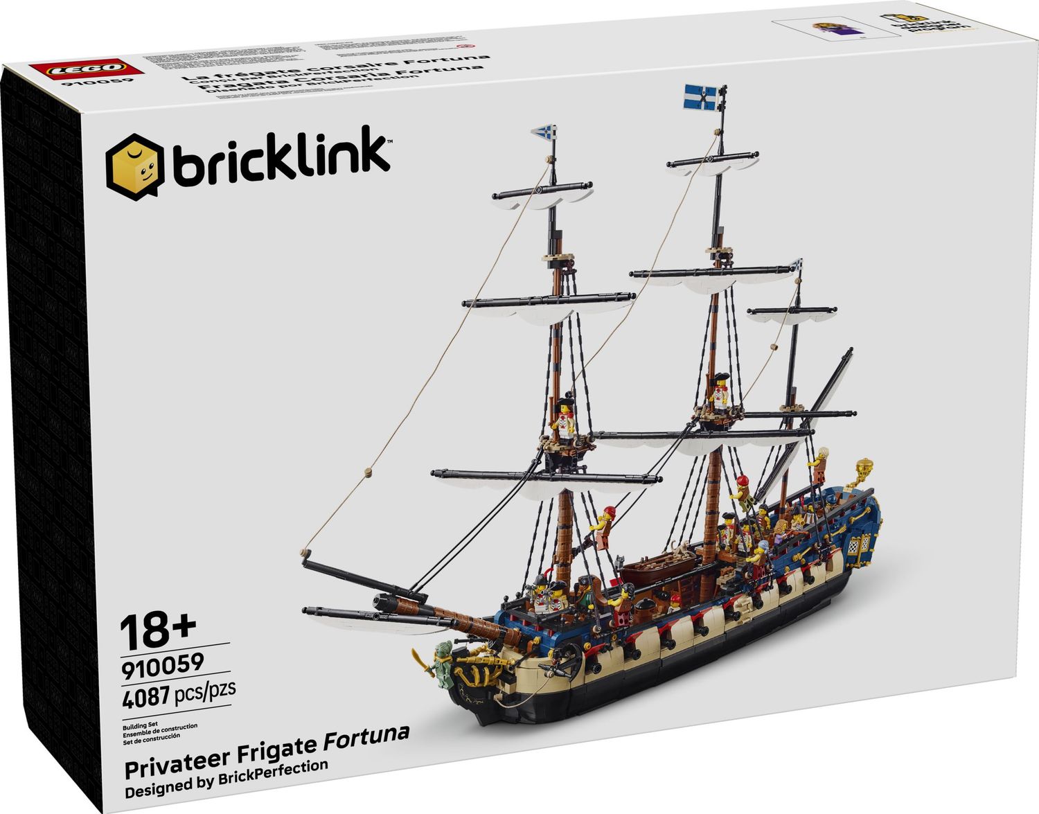 LEGO BrickLink Designer Program 910059 - Privateer Frigate Fortuna