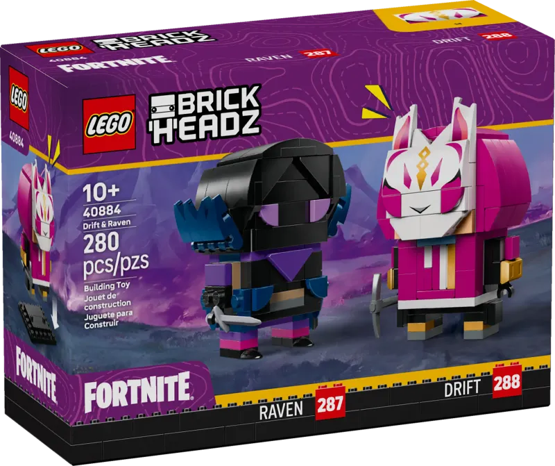 LEGO BrickHeadz 40884 - Drift &amp; Raven Figures