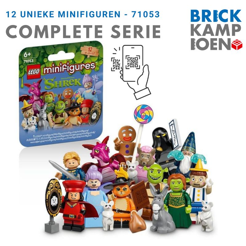 LEGO Minifigures 71053 - Shrek Minifigures (complete serie)