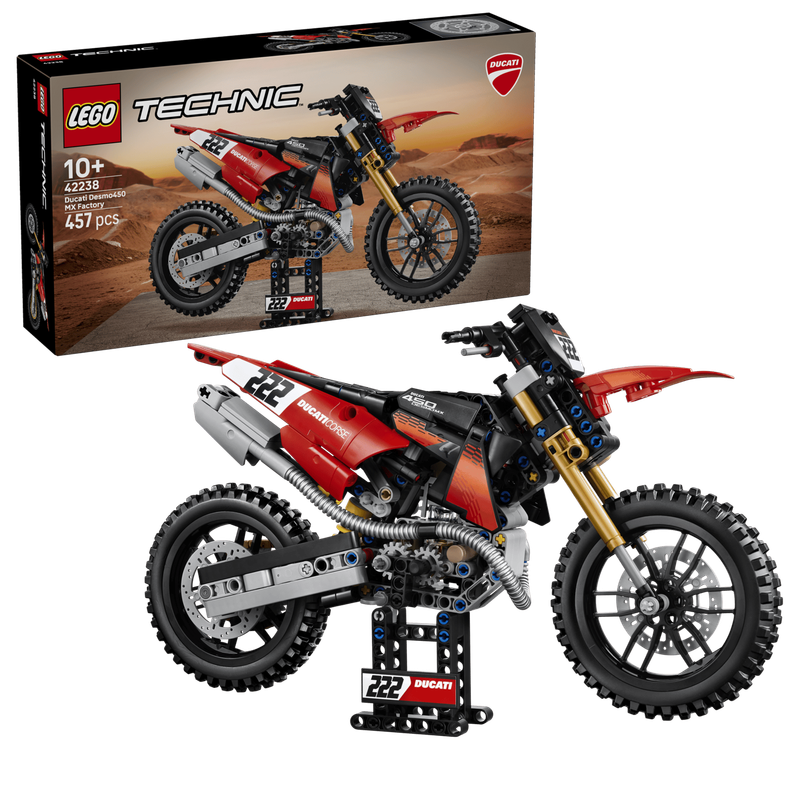 LEGO Technic 42238 -Ducati Desmo450 MX Factory Motorcycle