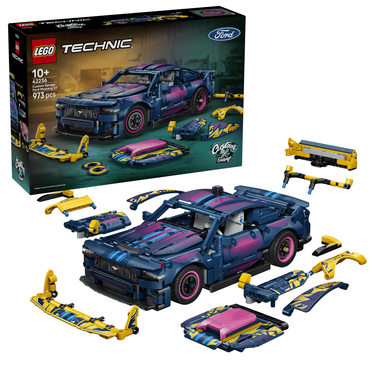 LEGO Technic 42236 -Custom Garage Ford Mustang GT Car
