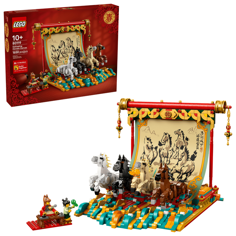 LEGO Seasonal 80119 - Galloping Horses Canvas