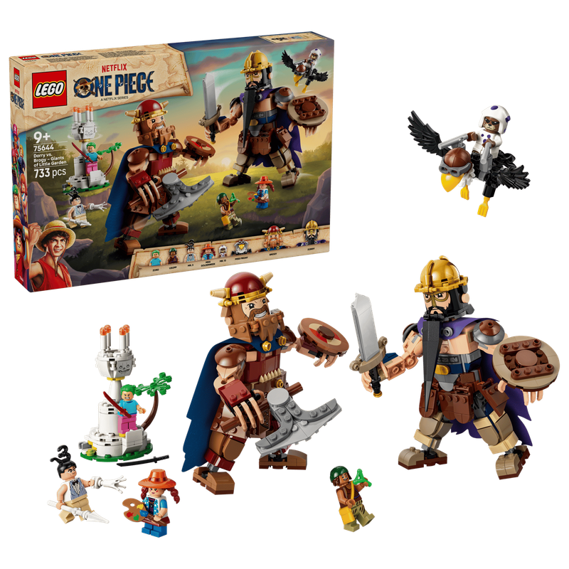 LEGO One Piece 75644 – Dorry vs. Brogy – Giants of Little Garden LEGO One Piece 75644 – Dorry vs. Brogy – Giants of Little Garden