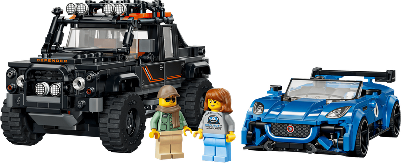 LEGO Speed Champions 77264 - Jaguar Project 7 and Land Rover Defender