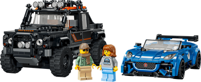 LEGO Speed Champions 77264 - Jaguar Project 7 and Land Rover Defender
