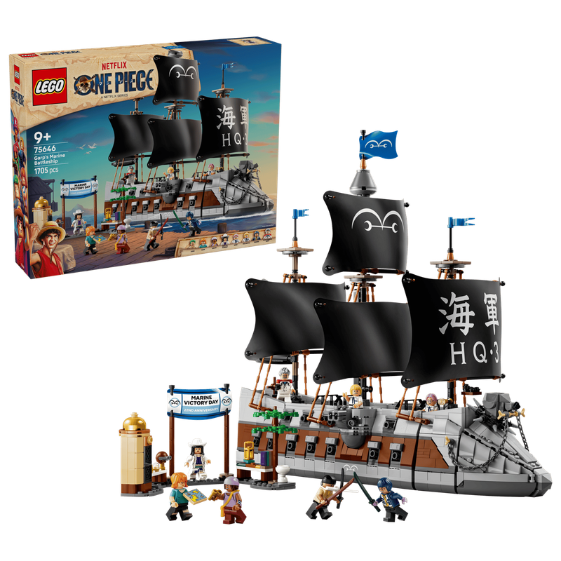 LEGO One Piece 75646 – Garp's Marine Battleship LEGO One Piece 75646 – Garp's Marine Battleship