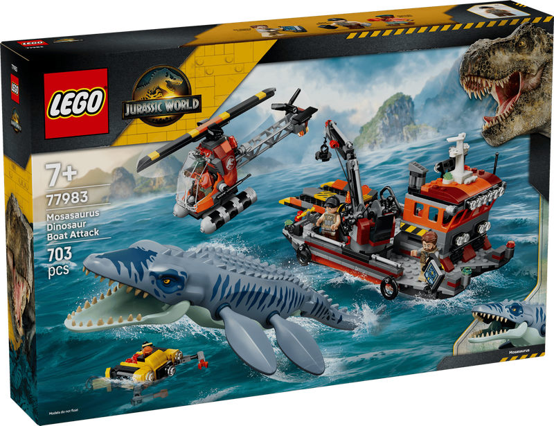 LEGO Jurassic World 77983 - Mosasaurus Dinosaur Boat Attack