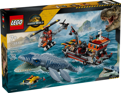 LEGO Jurassic World 77983 - Mosasaurus Dinosaur Boat Attack LEGO Jurassic World 77983 - Mosasaurus Dinosaur Boat Attack