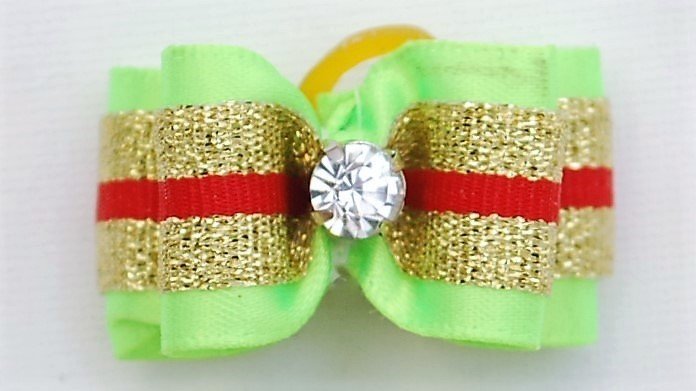Bows with wide gold band