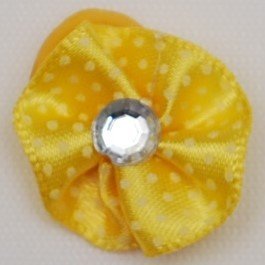 Polka Dot with Rhinestone, Polka Dot with Rhinestone: Yellow Polka Dot with Rhinestone