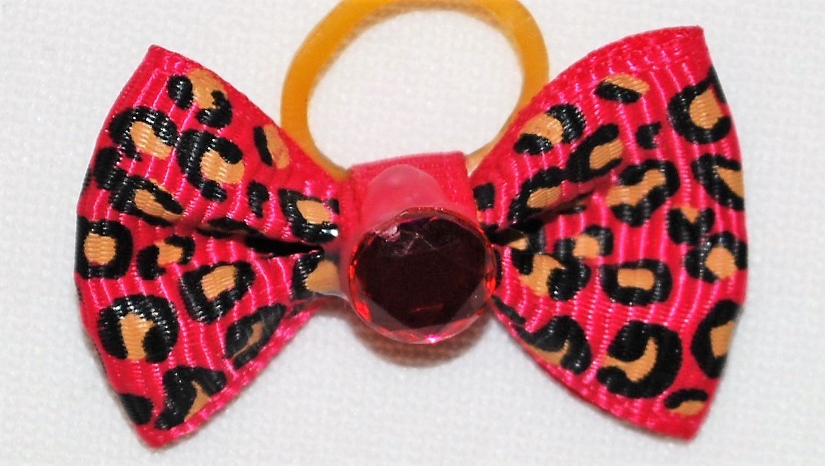 Leopard Dog Bows