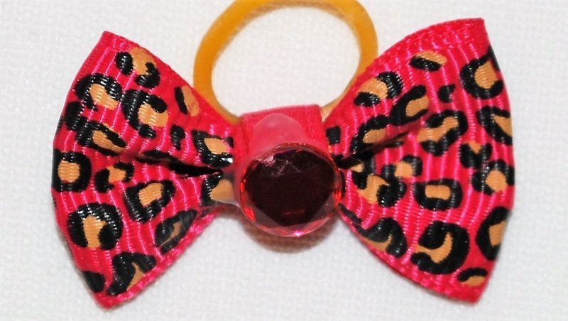 Leopard Dog Bows