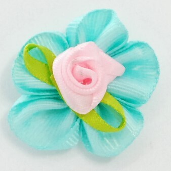 Rose Petal Dog Bows