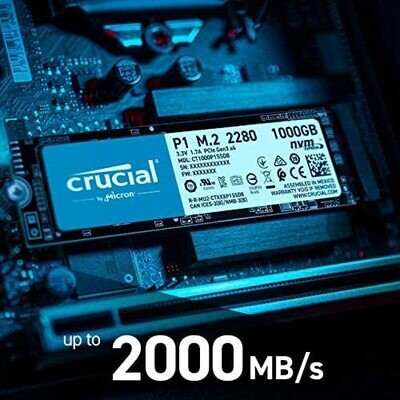 Crucial P2 1TB PCIe M.2 NVMe 2280SS SSD