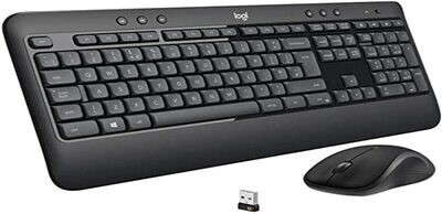 Logitech MK540 Wireless Keyboard Mouse Comb