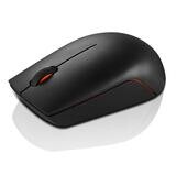 Lenovo 300 Wireless Compact Mouse, 1000 DPI Optical sensor, 2.4GHz Wireless Nano USB, 10m range, 3-button(left,right,scroll) upto 3M left/right clicks &amp; 1yr battery, Ambidextrous, Ergonomic GX30K79401