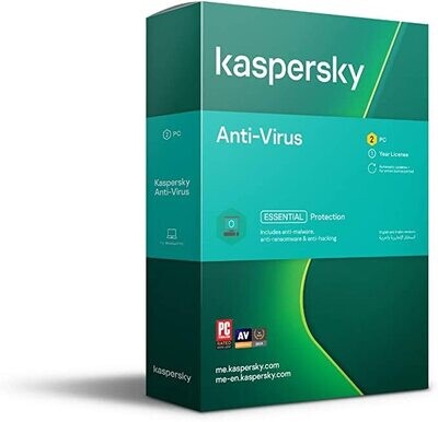 Kaspersky Anti-Virus 2022 For 2 Device - 1 year.