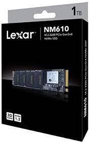 Lexar® NM610 M.2 2280 1TB NVMe SSD
