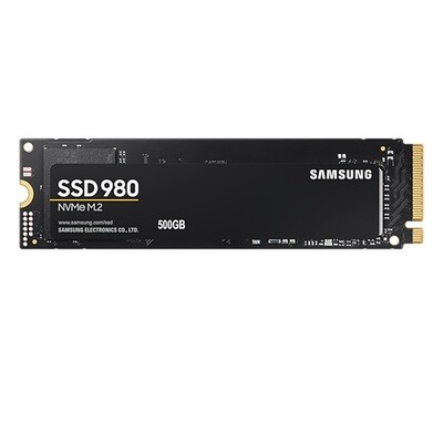 Samsung 500GB 980 PCIe 3.0 NVMe M.2 SSD, 3500MB/s