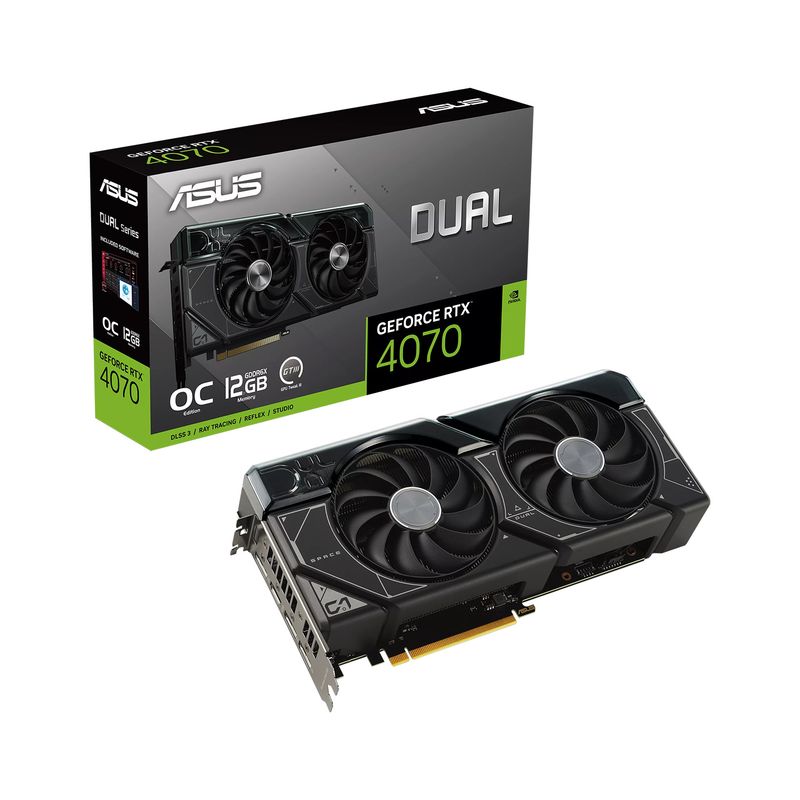 Asus Dual Evo GeForce RTX 4070 OC Edition 12GB GDDR6X Graphic Card