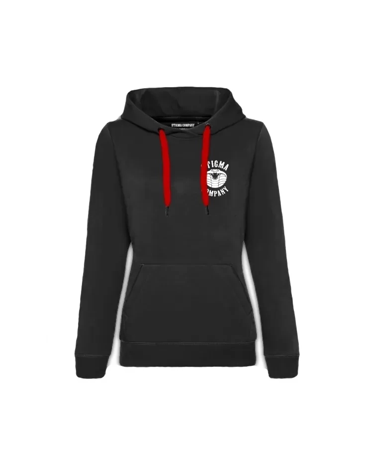 The First Women Hoodie, Farbe: Schwarz - Weiß, Größe: L