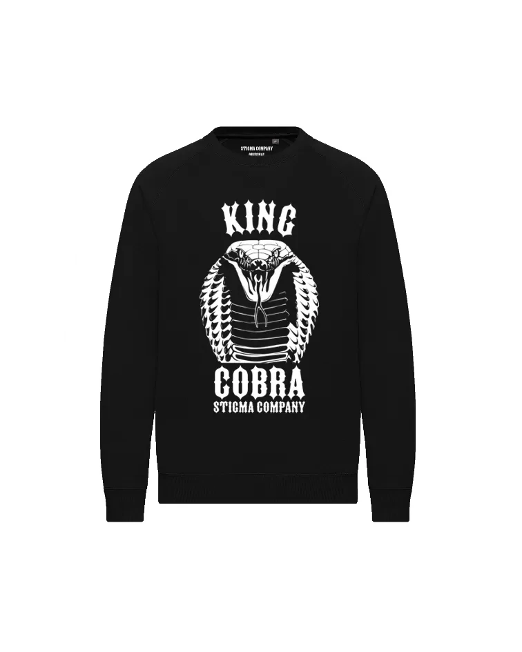 King Cobra Sweatshirt, Farbe: Schwarz - Weiß, Größe: XL