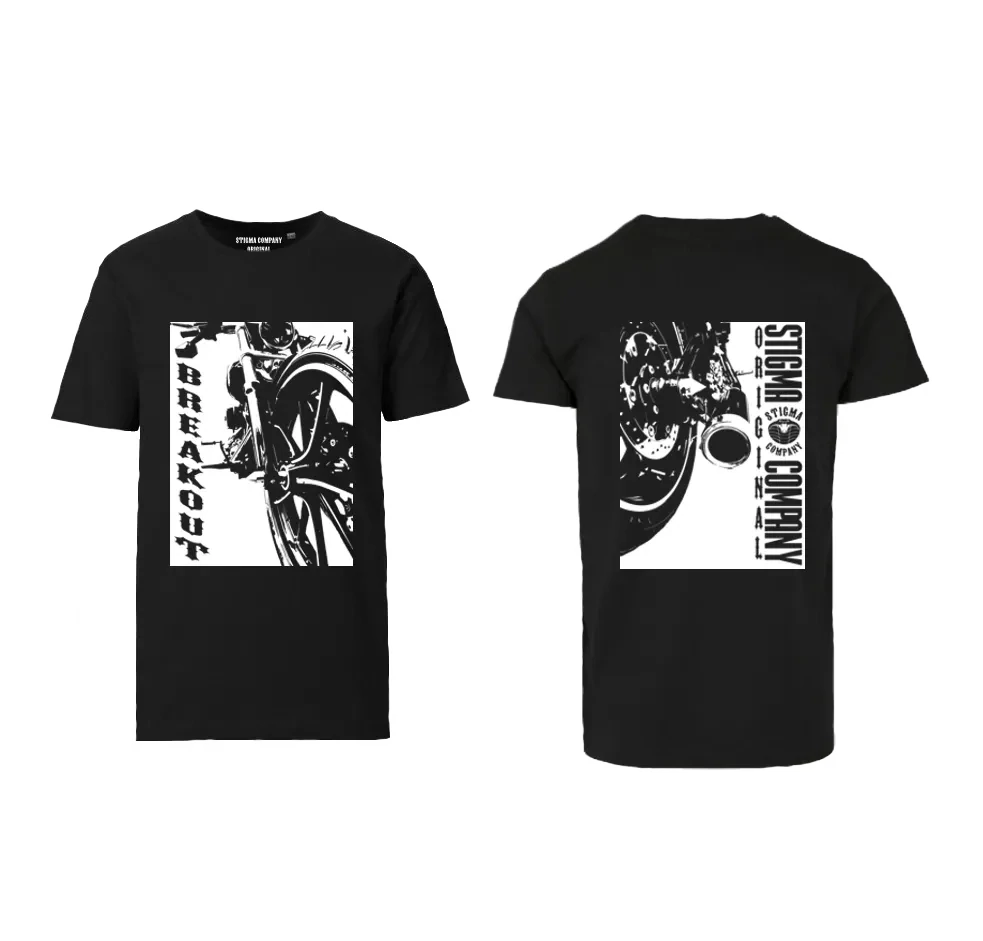 Breakout T-Shirt, Farbe: Schwarz - Weiß, Größe: XL