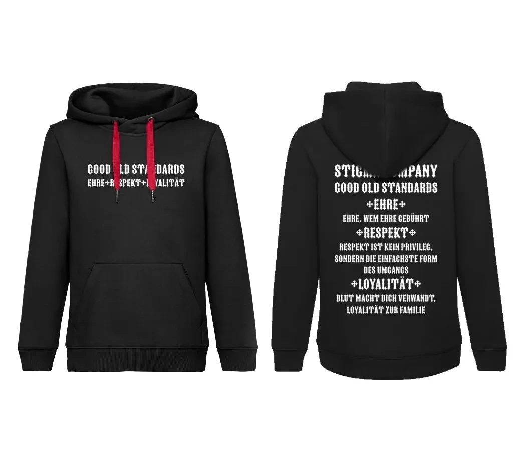 Good old standards Hoodie, Farbe: Schwarz - Weiß, Größe: XL