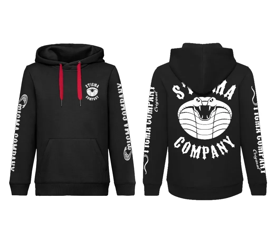 The First Hoodie, Farbe: Schwarz - Weiß, Größe: XL