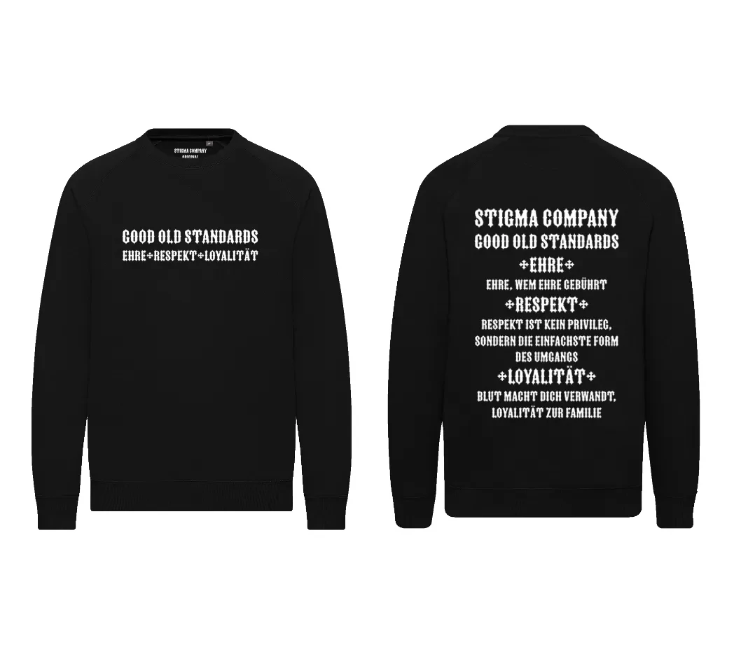 Good old standards Sweatshirt, Farbe: Schwarz - Weiß, Größe: XL