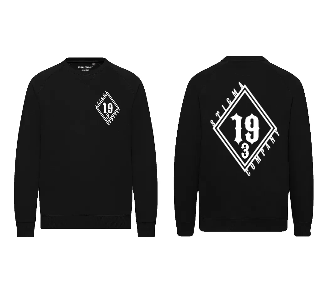 Raute 193 Sweatshirt, Farbe: Schwarz - Weiß, Größe: XL