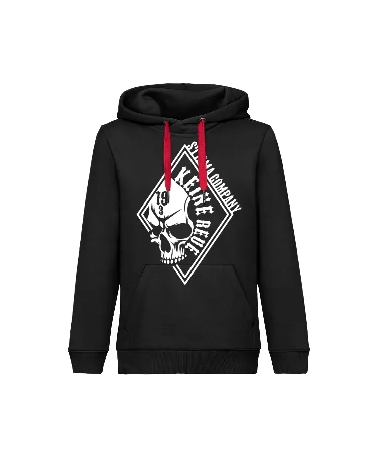 Keine Reue Hoodie, Farbe: Schwarz - Weiß, Größe: XL