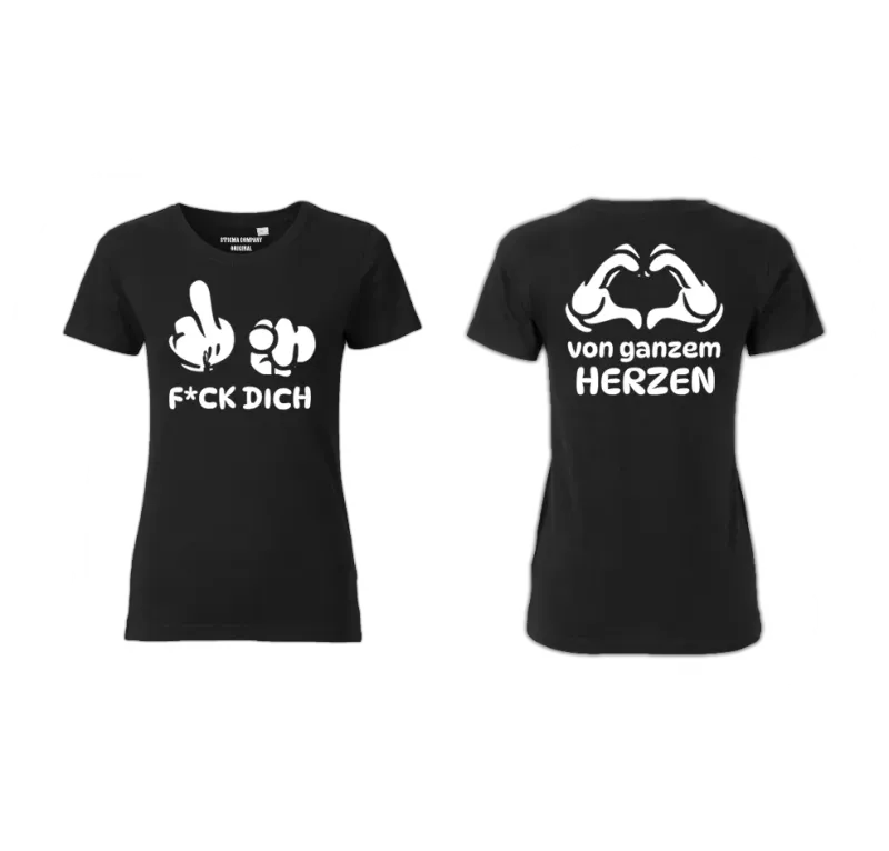 F*ck Dich von ganzem Herzen T-Shirt