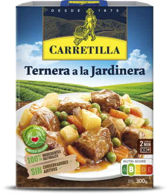 Ternera a la jardinera envase 300 g CARRETILLA