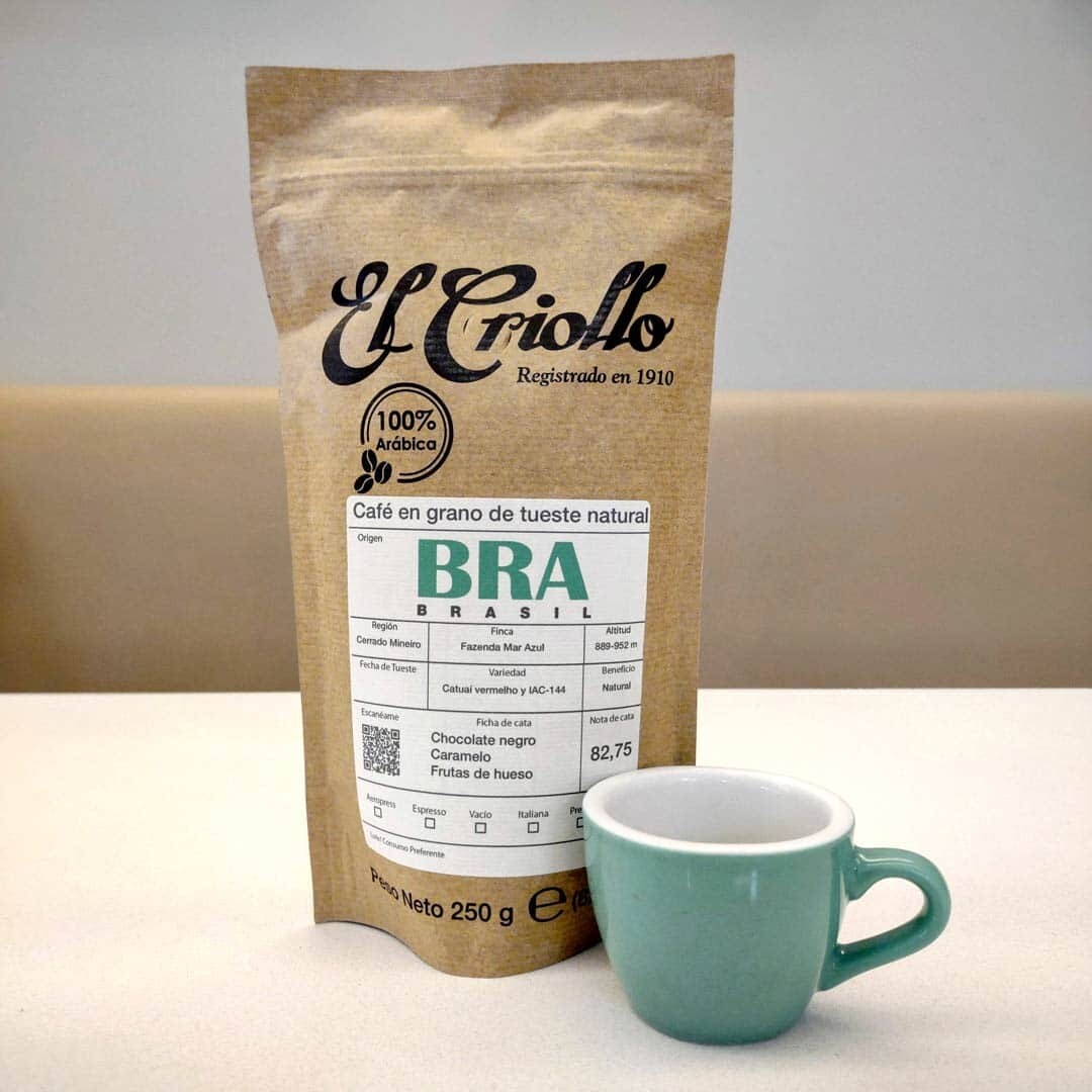 Café en Grano Brasil Cerrado El Criollo 250gr