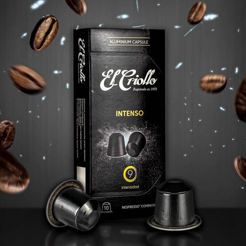 Café en cápsulas de aluminio compatibles con Nespresso® Intenso El Criollo
