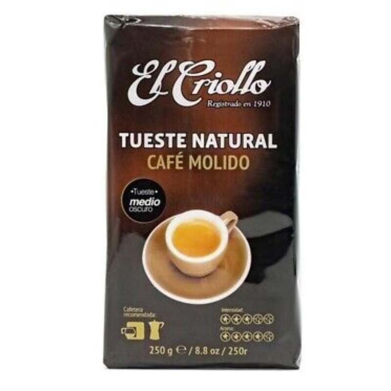 Café Molido de Tueste Natural 250 gr El Criollo