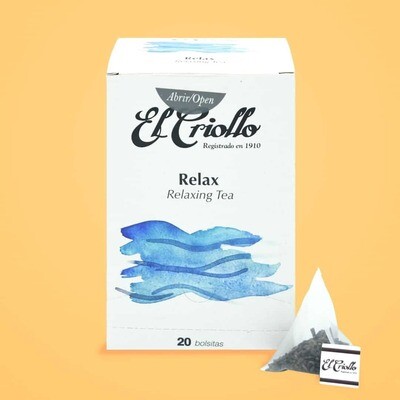 Infusión Relax El Criollo 20 bolsitas