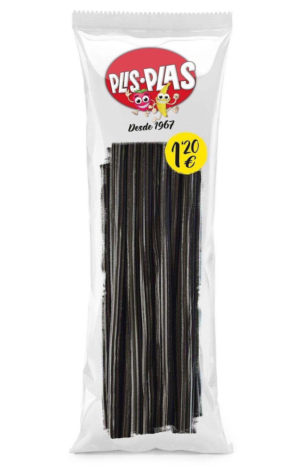 Torcida Negra bolsa 130gr Plis Plas