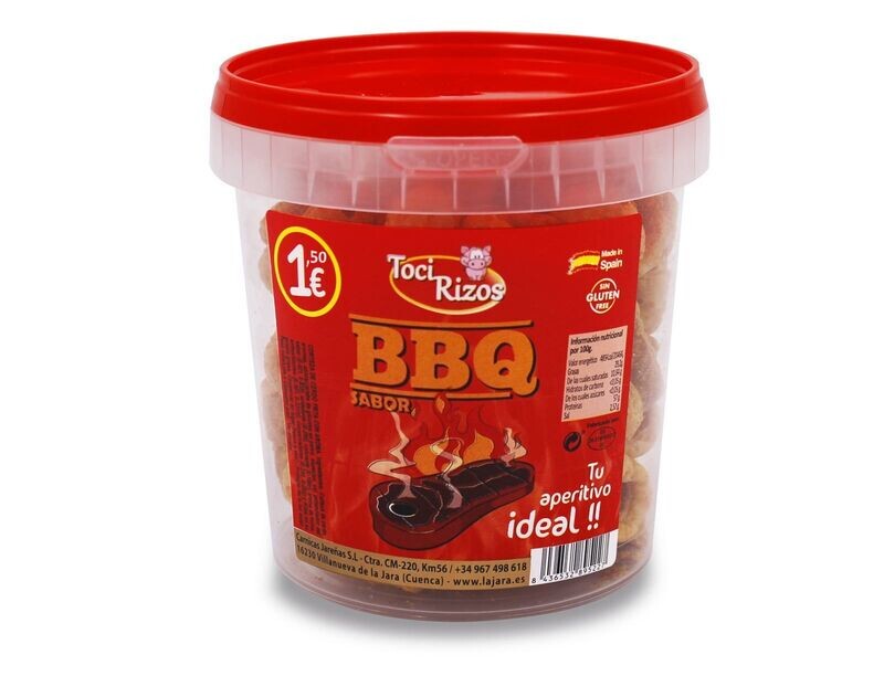 TociRizos Sabor Barbacoa Bote 85gr / Promoción 1,50€