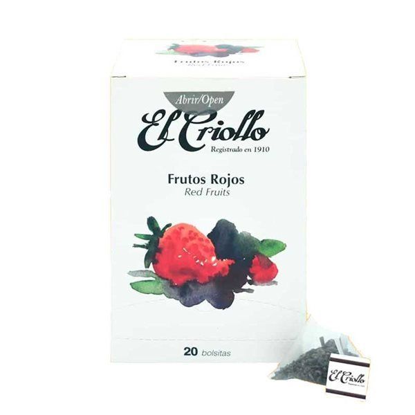 Infusión de Frutos Rojos El Criollo 20 bolsitas