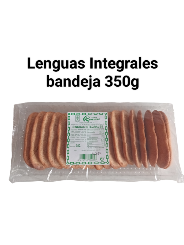 Lenguas Integrales Artesanas bandeja 350gr Krosaura