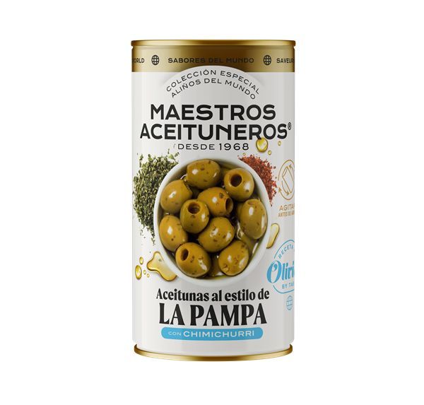 Aceitunas al estilo de La Pampa 370ml Maestros Aceituneros